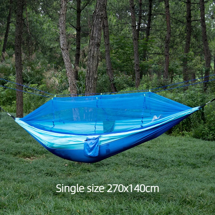 Single or Double Camping Hammock with Mosquito Net