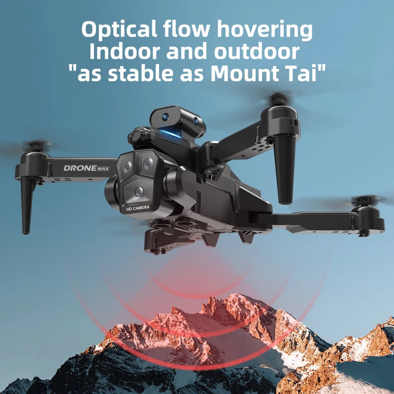 New C10S Drone 8K Professional HD Dual Camera Brushless Obstacle Avoidance Aerial Photography Foldable Quadcopter Toys Gifts