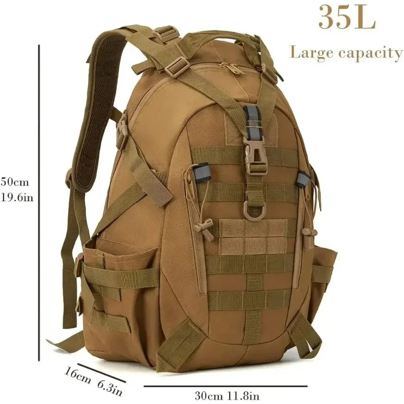 40L Reflective Tactical Backpack for Men/Women