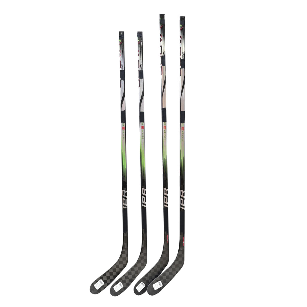 [2-PACK][INT/JR] Junior Intermediate Hyper 2 Ice Hockey Sticks Hyp2r Blank Carbon Fiber
