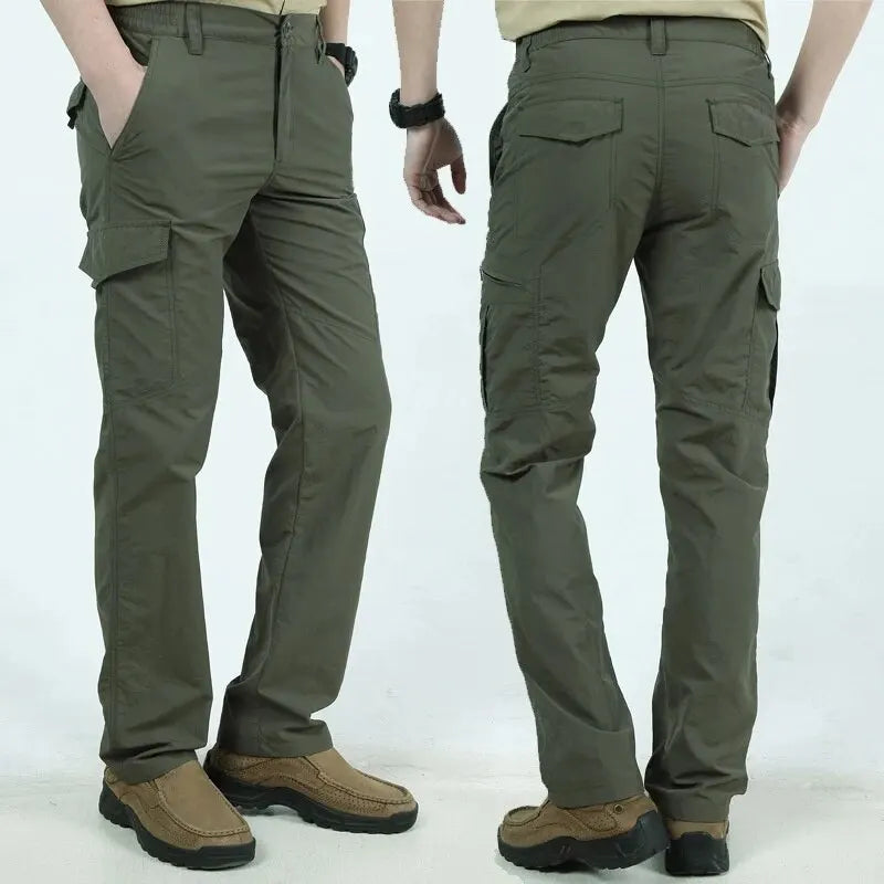 Military Tactical Pants Cargo Men Waterproof Trousers Casual Pants Wear-resistant Multi-pocket Outdoor Hiking Work Trousers Male from China