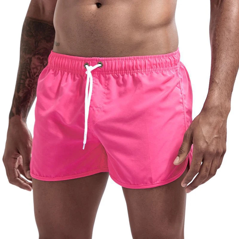 New Swimsuit Summer Swimwear Men Swimsuit 2025 Swimming Trunks Short Quick-drying Sexy Mens Swim Briefs Beach Shorts