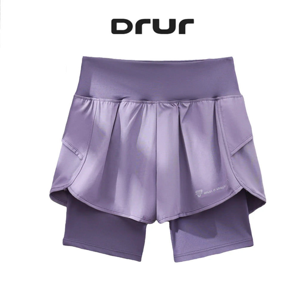Women Running Shorts 2 In 1 Quick Dry High Waist Summer Hiking Shorts With Pocket Lightweight Cycling Clothes Athletic Wear