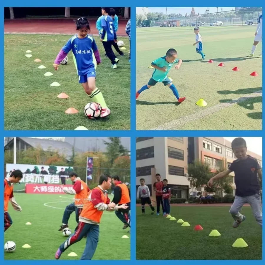 10Pcs Soccer Training Cone Plate or Field Marking Equipment