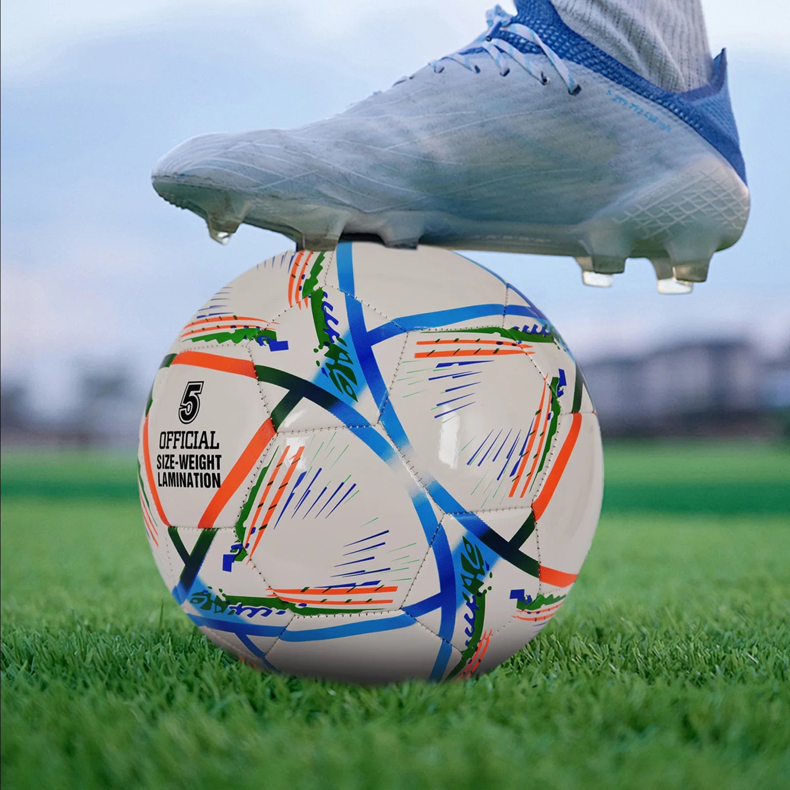 Soccer Ball-Size 5 White Pu For Kids & Adult Youth Men Official Match Game Training Soccer Balls Durable In & Outdoor Football Team from China