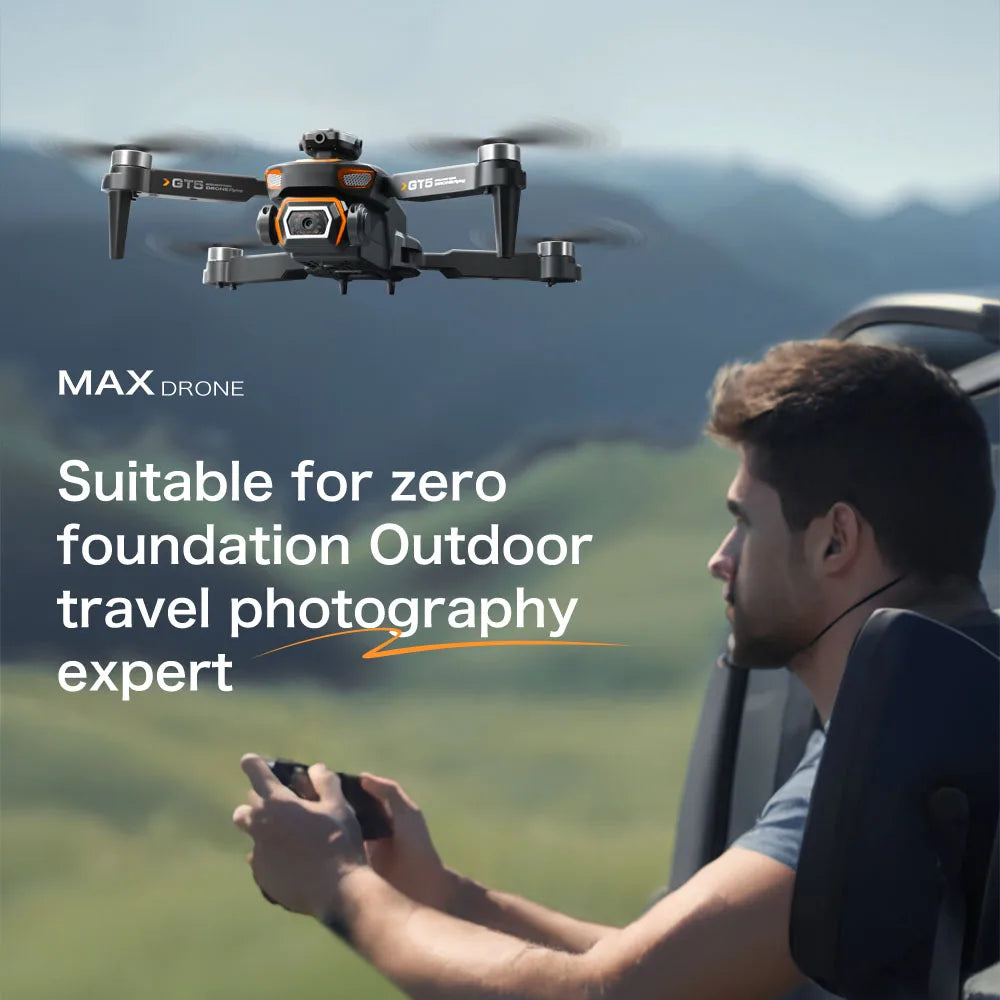 Lenovo GT5 Mini Drone 4K HD dual-lens wide-angle aerial 8K photography 5G WIFI Foldable quadcopter Brushless Obstacle Avoidance from China