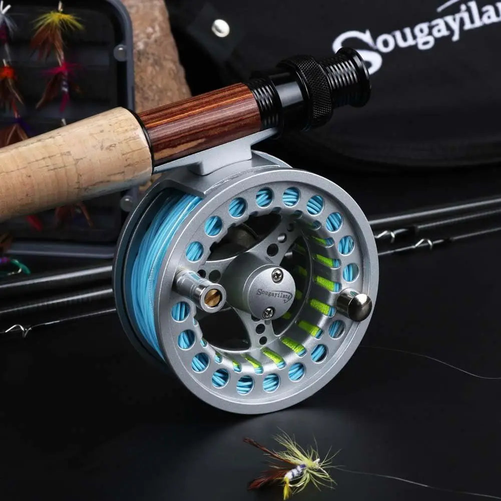 Fly Fishing Rod with Reel Combo Kit for Advanced Anglers Lightweight