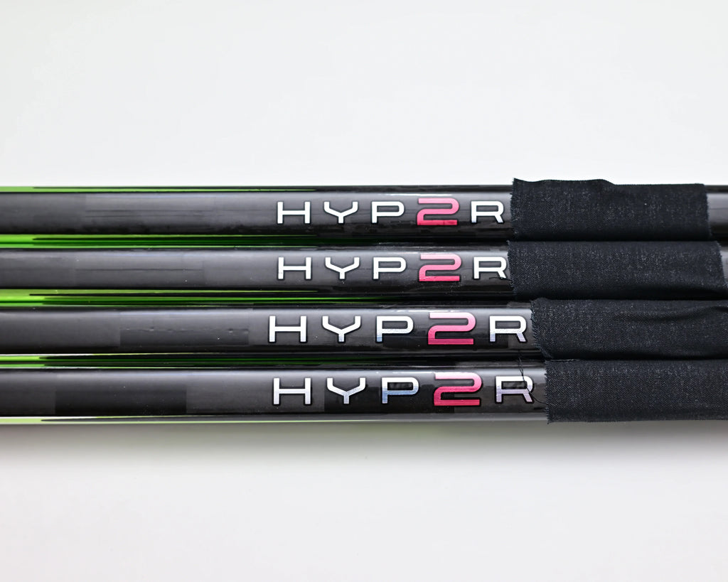 [3-PACK][INT/JR] Junior Intermediate New Hyper 2 Ice Hockey Sticks Hyp2r Blank Carbon Fiber