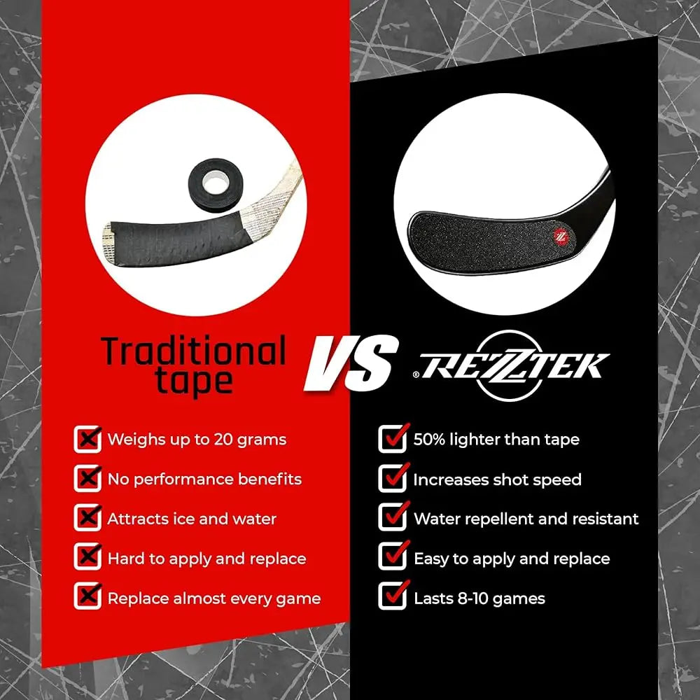 Hockey Stick Tape Alternative Blade Performance Grip for Ice & Street Hockey Stick Blades