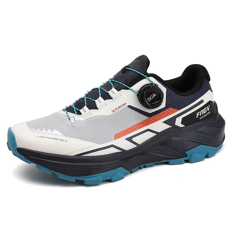 Men's Running Shoes 2025 New Breathe Mesh Outdoor Off Road Hiking Shoes Cushioning from China