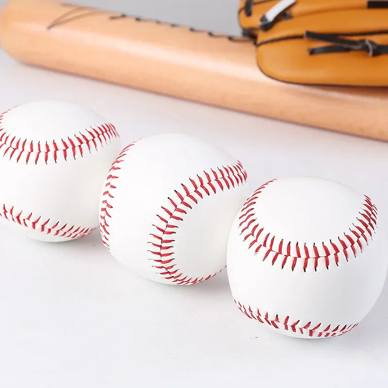 1PC Baseball No. 9 Softball Hardball Softball Craft Ball Sports Products White Safe Kids Men's Baseball Training Standard