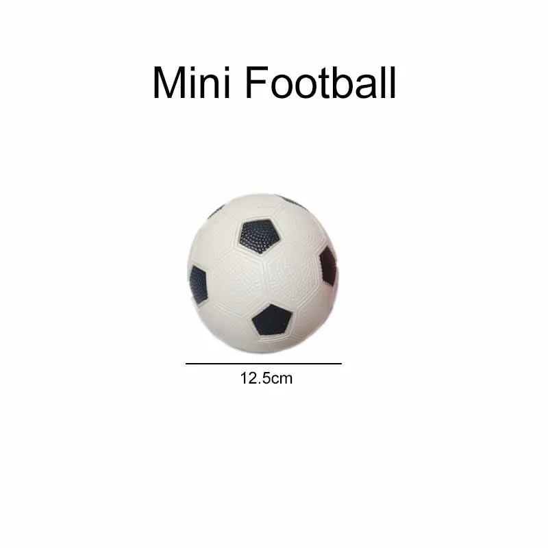 Mini Basketball Soccer Ball Rugby Inflatable Elasticity Party Favor Sports