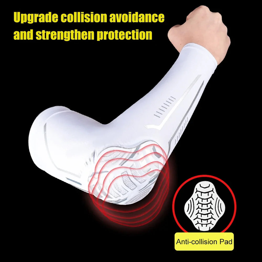 1 Pair Sports Elbow Brace Arm Compression Sleeve