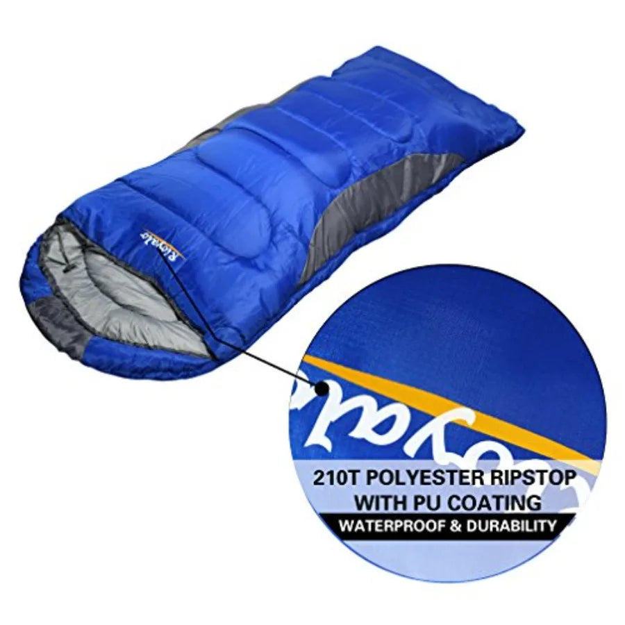 Winter 0 Degree Portable Waterproof Sleeping Bags for Adults (Temp Range (5F 32F))