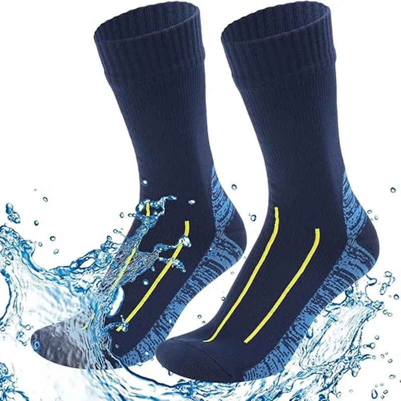 Outdoor Waterproof Socks Three-layer Knitting Unisex Breathable Outdoor Hiking Wading Camping Skiing Waterproof Socks All Season for China