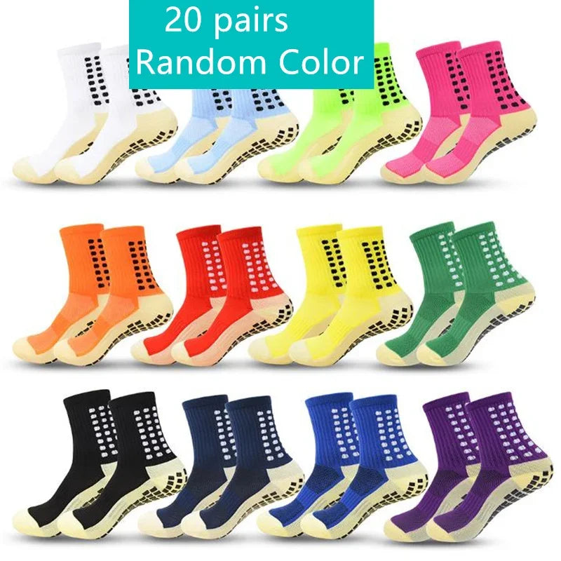 Grip Soccer Socks Anti Slip Non Slip Men's Athletic Socks for Football Basketball Sports, 1/10/12/20 Pair 2025 from China