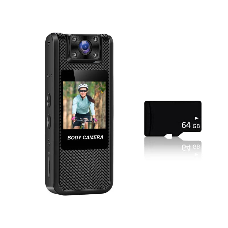 Smart Body Camera Wifi 4K HD Camera Infrared Night Vision Action Camera Outdoor Back Clip Mini Recording Camera from China