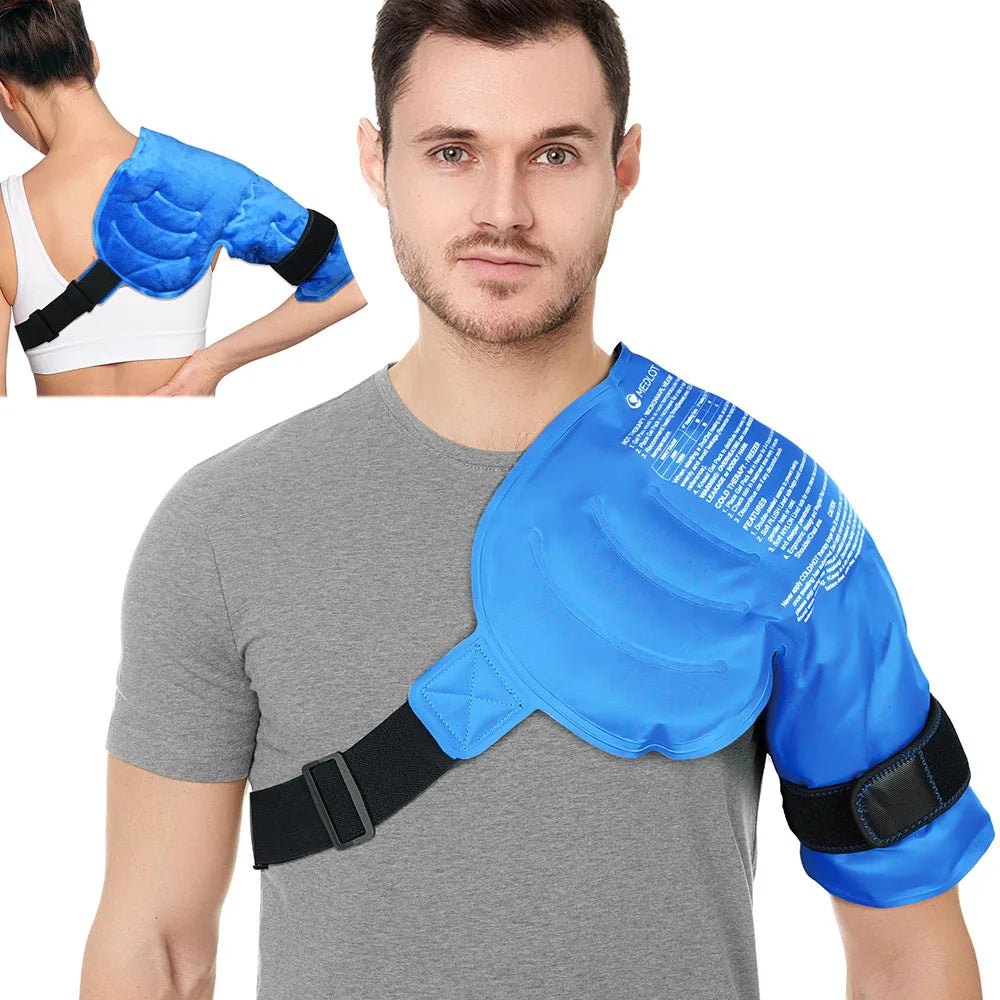 Shoulder Ice Pack Hot Cold Therapy Support Brace for Shoulder Pain Relief