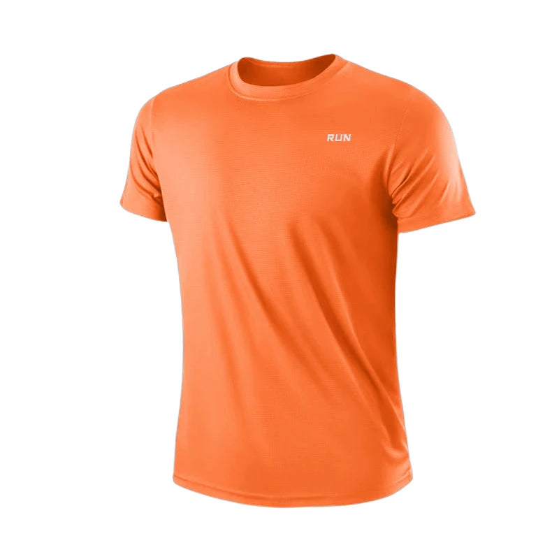 Men's Quick Dry Short Sleeve Round Neck Lightweight T-Shirt