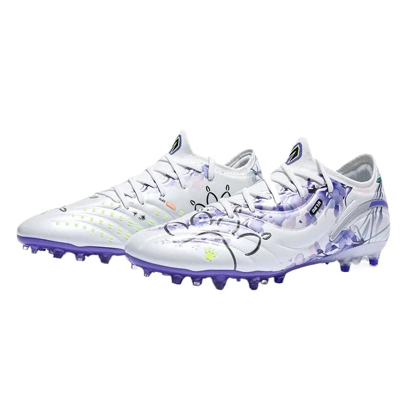 Kelme Men's Football Shoes Adult Mg Short Spikes Artificial Turf Training Football Boots Indoor Anti-slip Soccer Shoes