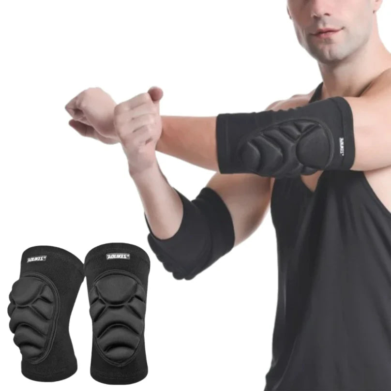 1 Pair Elbow Pads Elbow Protector with Sponge Support and Elbow Brace