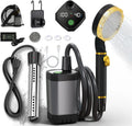 Portable Rechargeable Camping Shower with Immersion Heater & LED Display