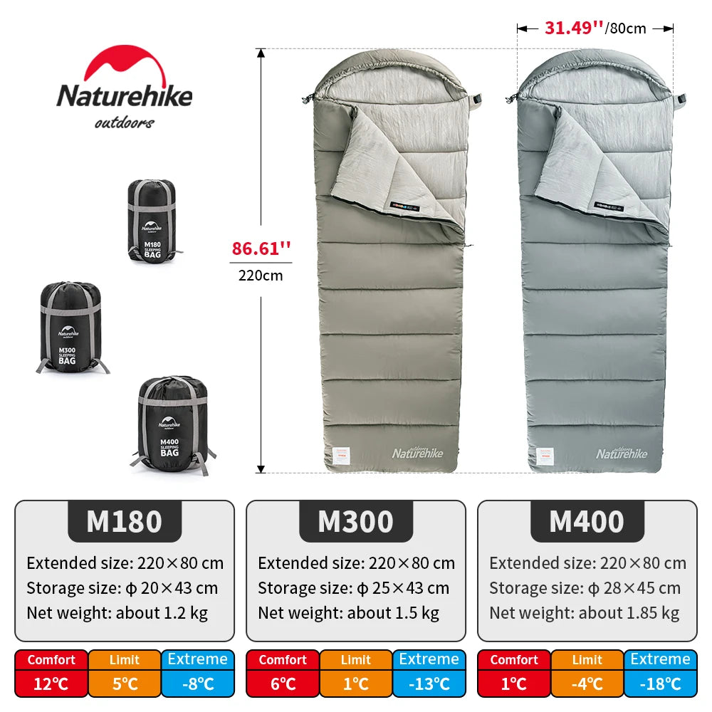 Lightweight Camping Sleeping Bag (Machine Washable)