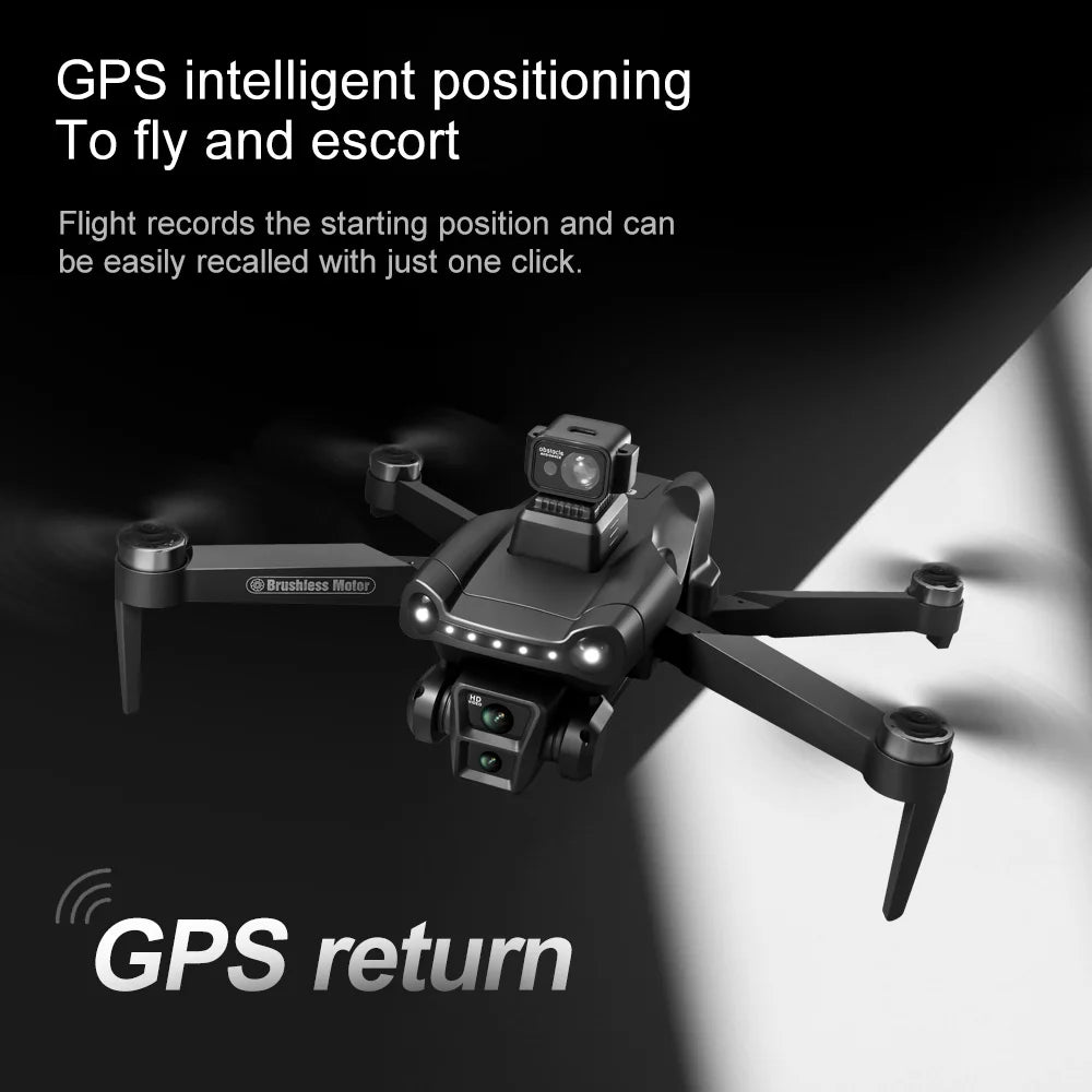 Lenovo V198MAX GPS Drone 4K 8K Professional Camera Aerial FPV Brush Laser Obstacle with Large Screen Remote Control Folding Drone from China