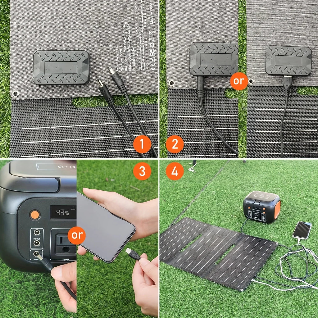 150W Portable Power Station with 30W Solar Panel