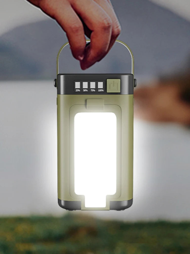 Foldable  Waterproof Rechargeable Solar Camping Lantern