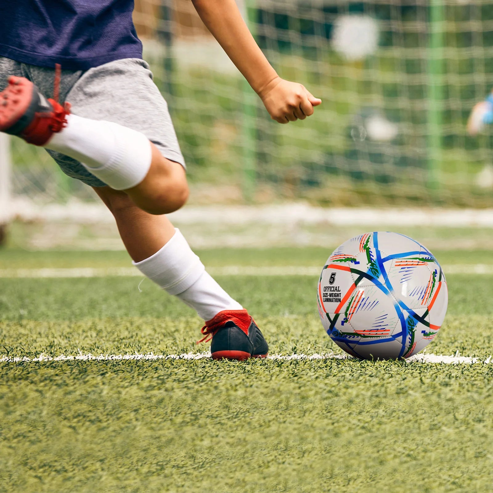 Soccer Ball-Size 5 White Pu For Kids & Adult Youth Men Official Match Game Training Soccer Balls Durable In & Outdoor Football Team from China