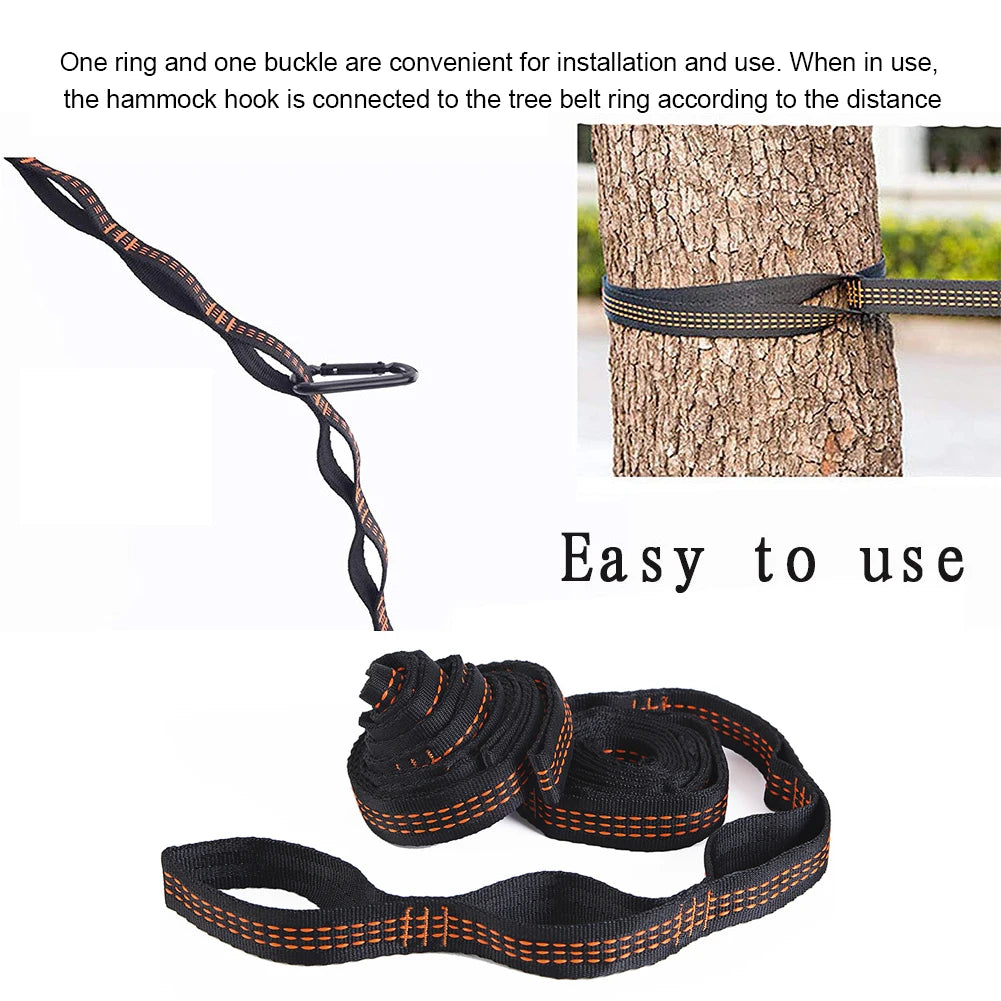 Outdoor High Strength Camping Hiking Hammock Straps