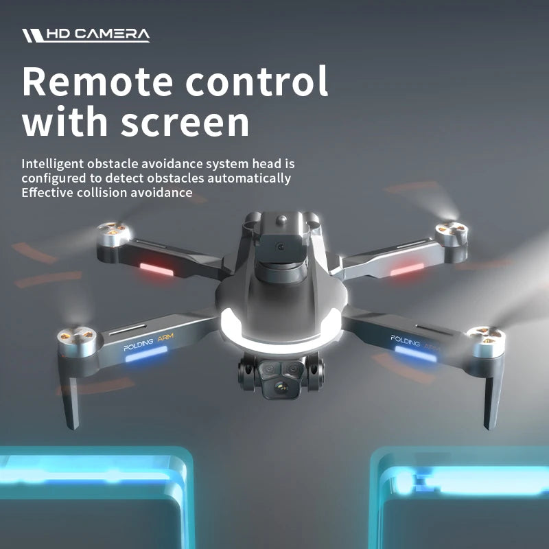 GPS RC Drone with 8K HD Dual Camera and Obstacle Avoidance