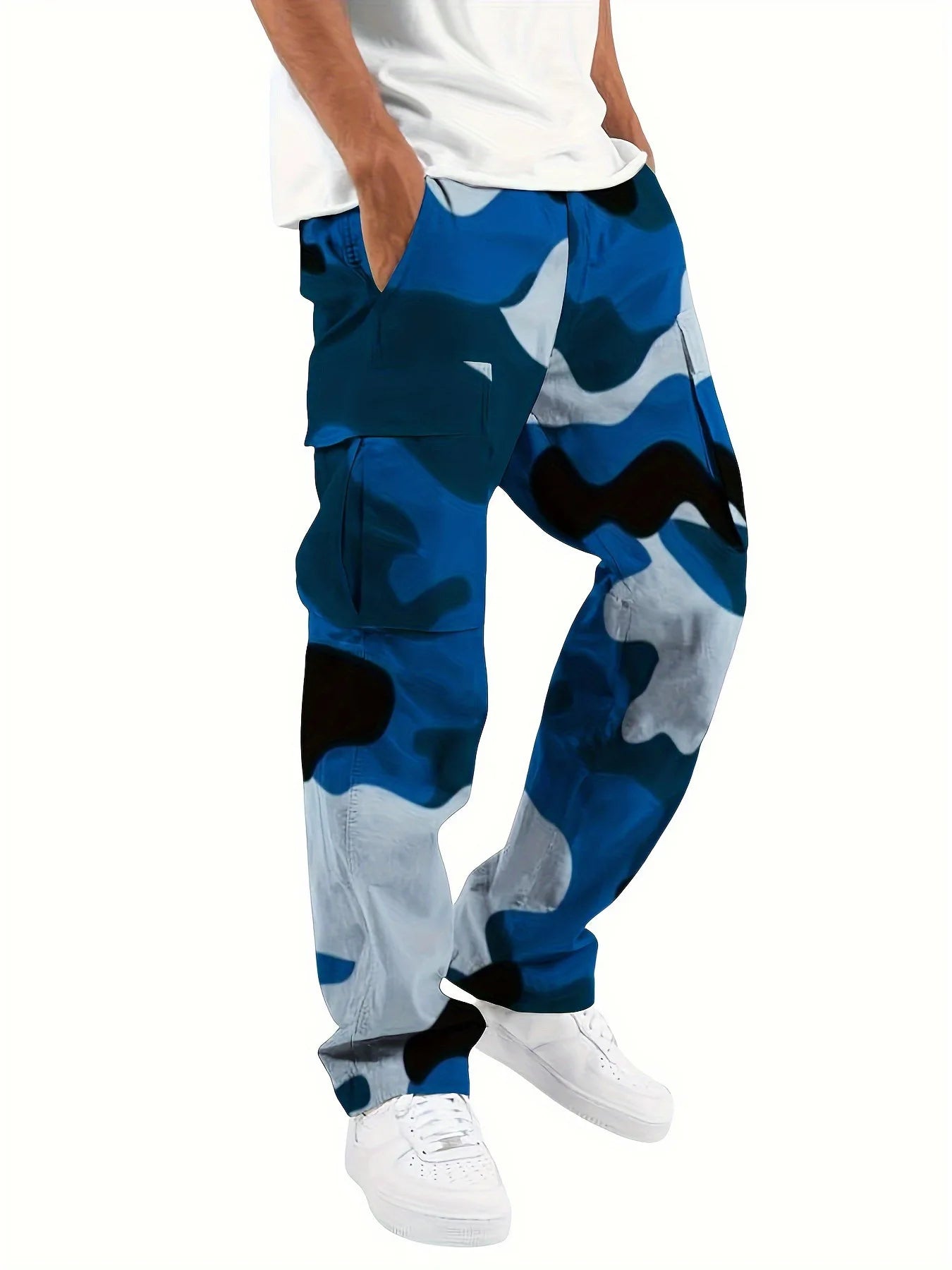 Large Pocket Loose Overalls Men's Outdoor Tactical Pants