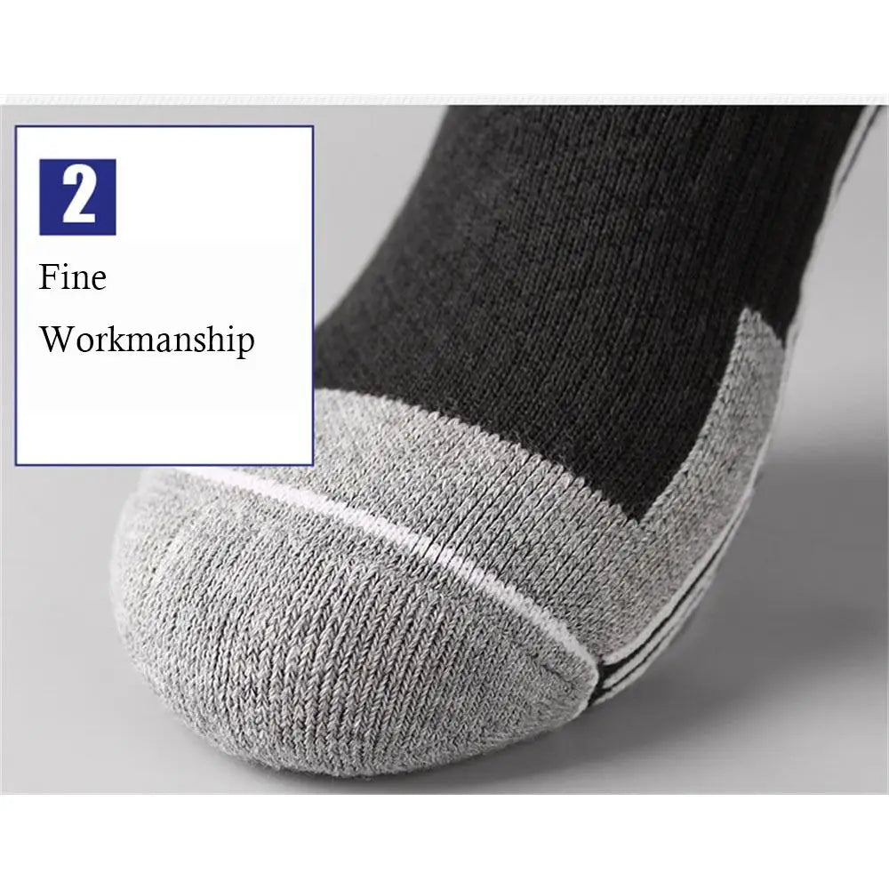 Winter Warm Ski Socks Anti-slip Thickened Breathable Compression Socks Thermal Moisture-wicking Knee High Socks