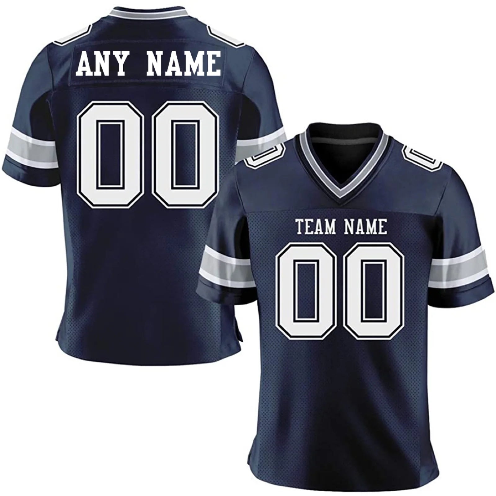 Custom American Football Jersey with Name, Number and Team - From China