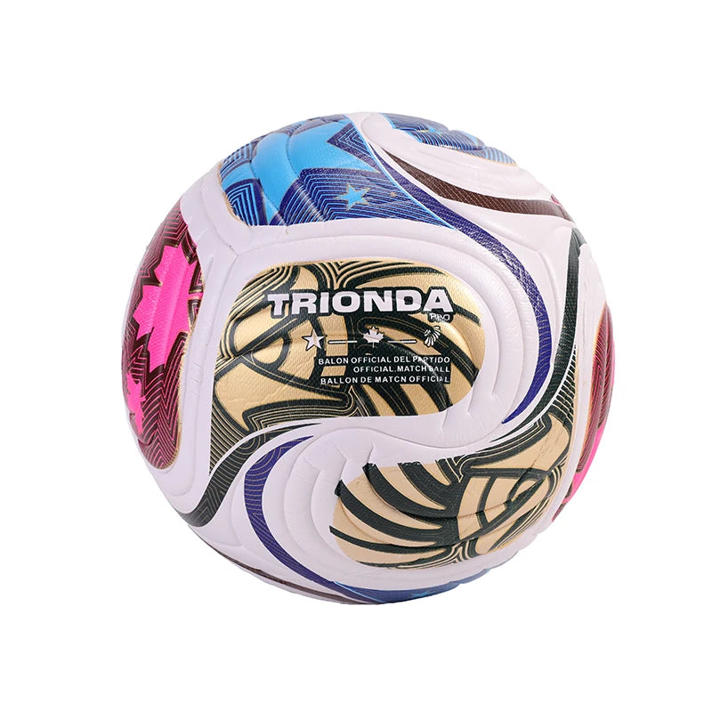 2023 High Quality Soccer Ball Official Size 5 PU Material Seamless Wear Resistant