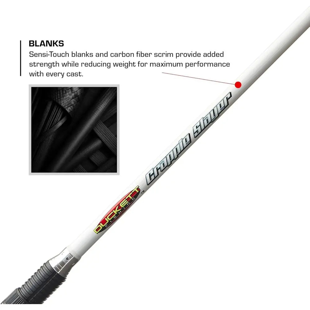 Ultra Lightweight & Sensitive Spinning Rods with Multi-Layer Blanks and Durable Stainless Steel Guides