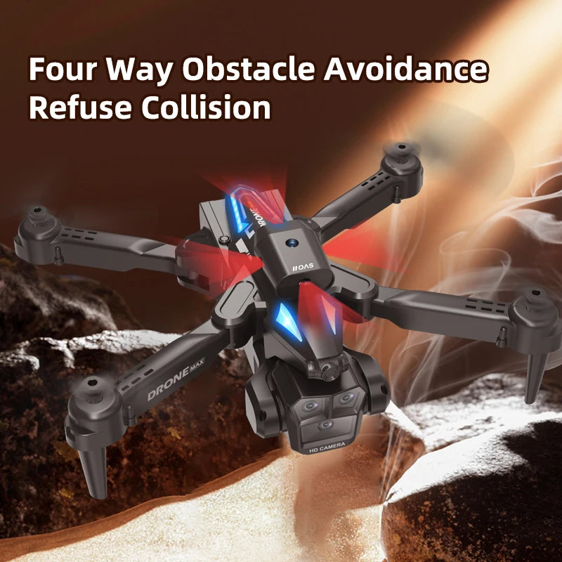 New C10S Drone 8K Professional HD Dual Camera Brushless Obstacle Avoidance Aerial Photography Foldable Quadcopter Toys Gifts