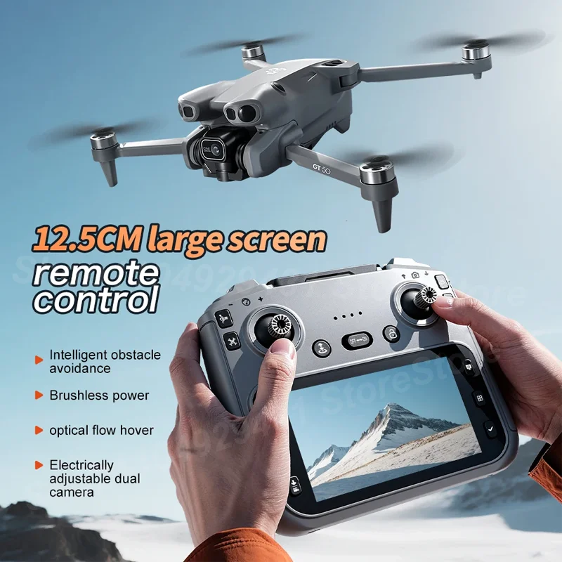 Drone with 8K HD Dual Cameras WiFi GPS 20mins Flight Aerial Photography