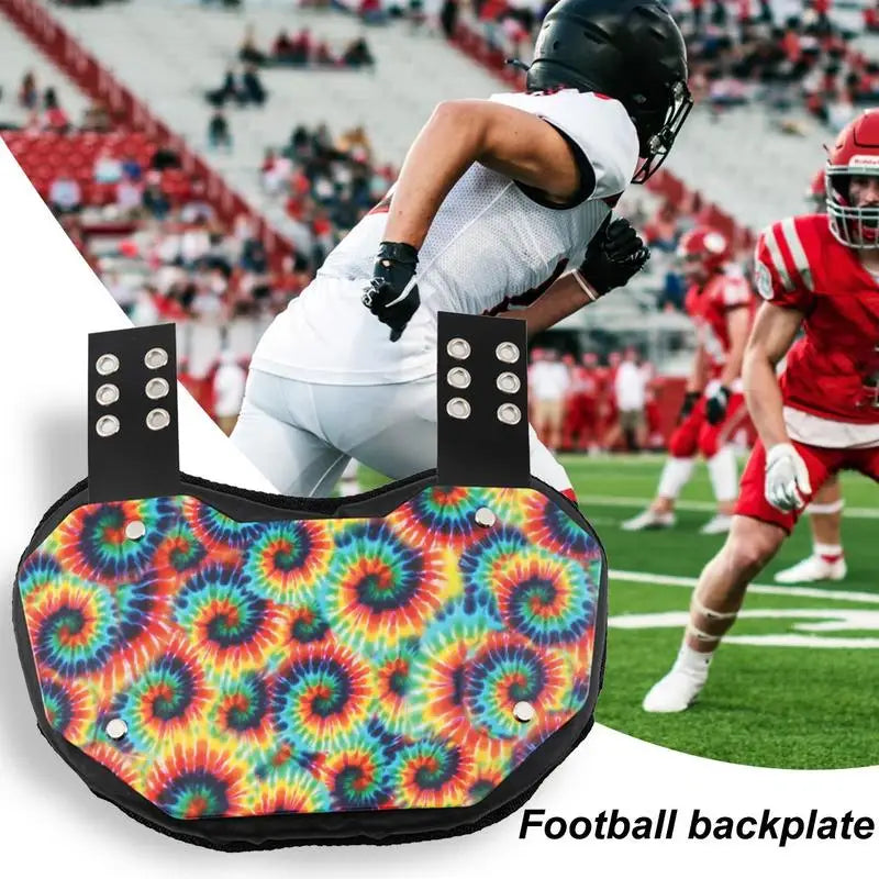 American Gear Football Back Plates or Adults Rugby Back Flap Low Back Pads Rear Lower Back Protector