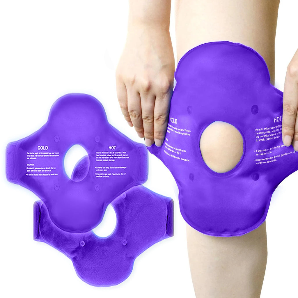 Ice Pack for Knee Pain Relief Reusable Gel Ice Wrap for Swelling Cold Compress Therapy