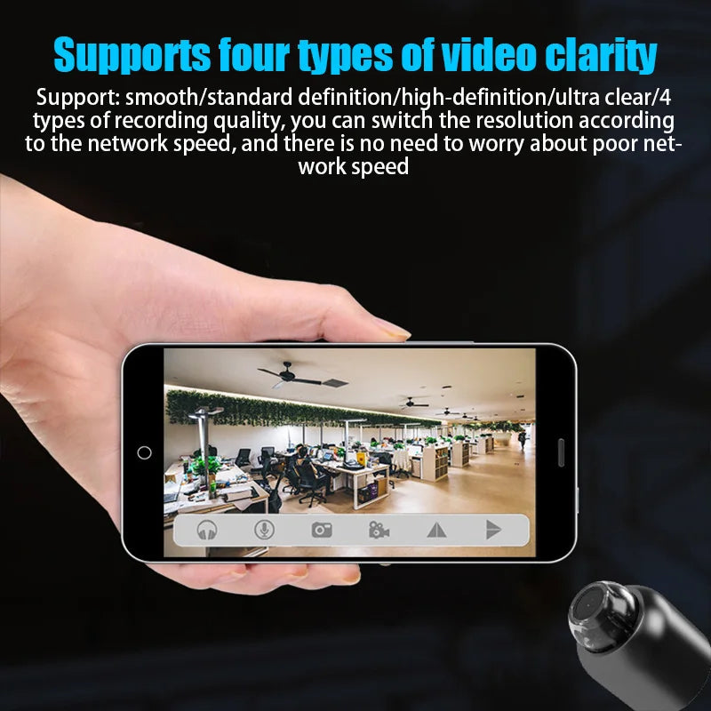 Mini Camera 1080P Clear Night Vision Lightweight Portable Premium Cams Motion Detection Wireless Surveillance Protection Camera from China