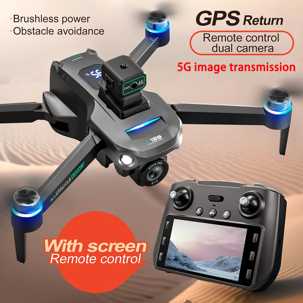 GPS Return Drone 8K HD Dual Camera