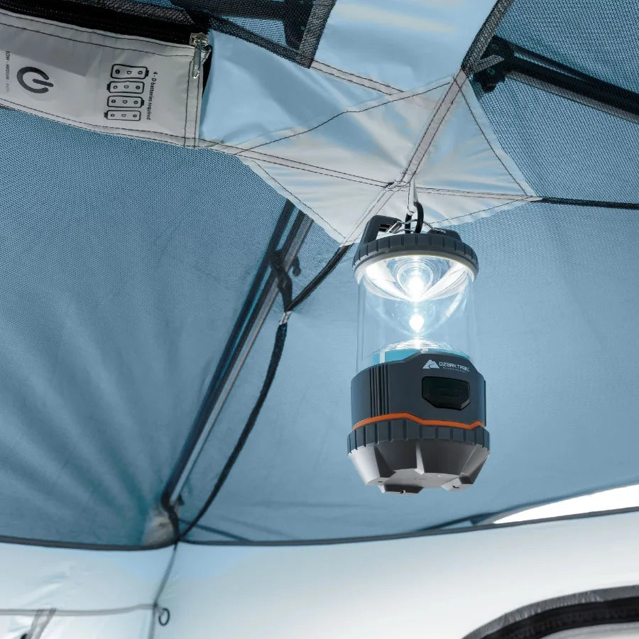 10' x 9' 6-Person Instant Cabin Tent with LED Light (19.38 lbs)