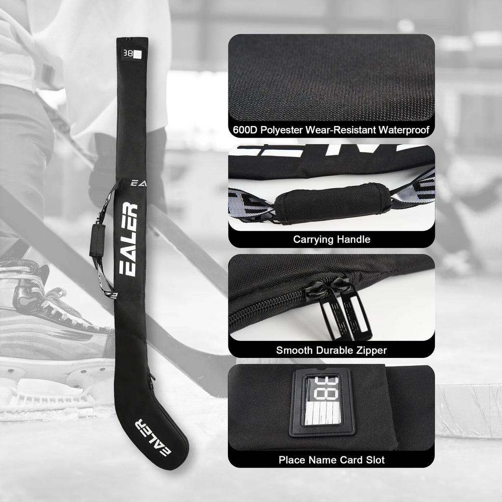 One Shoulder Hockey Stick Bag Black Light Waterproof