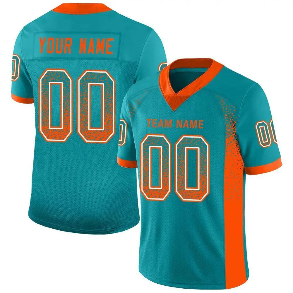Custom Team Name, Your Name and Number V Neck Soccer Jersey Men