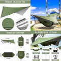Large Camping Hammock with Bug Net and Rain Cover