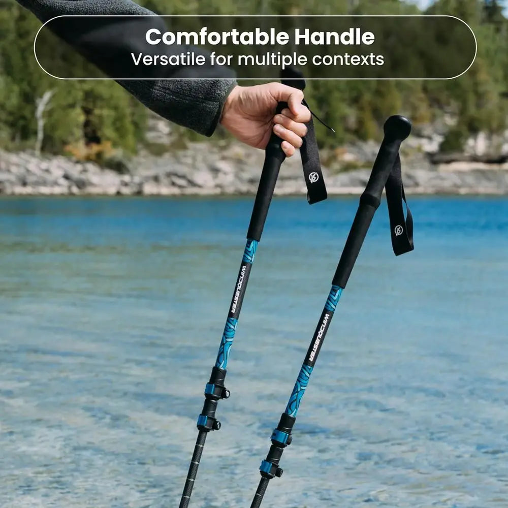 Adjustable Lightweight Carbon Fiber Trekking Poles