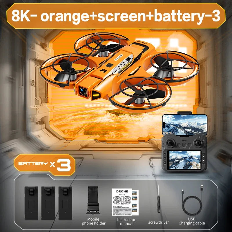 Lenovo A21 Pro Drone 8K 5G GPS Professional 4K HD Camera with Screen Brushless Motor Obstacle Avoidance Quadcopter Toy Drone from China